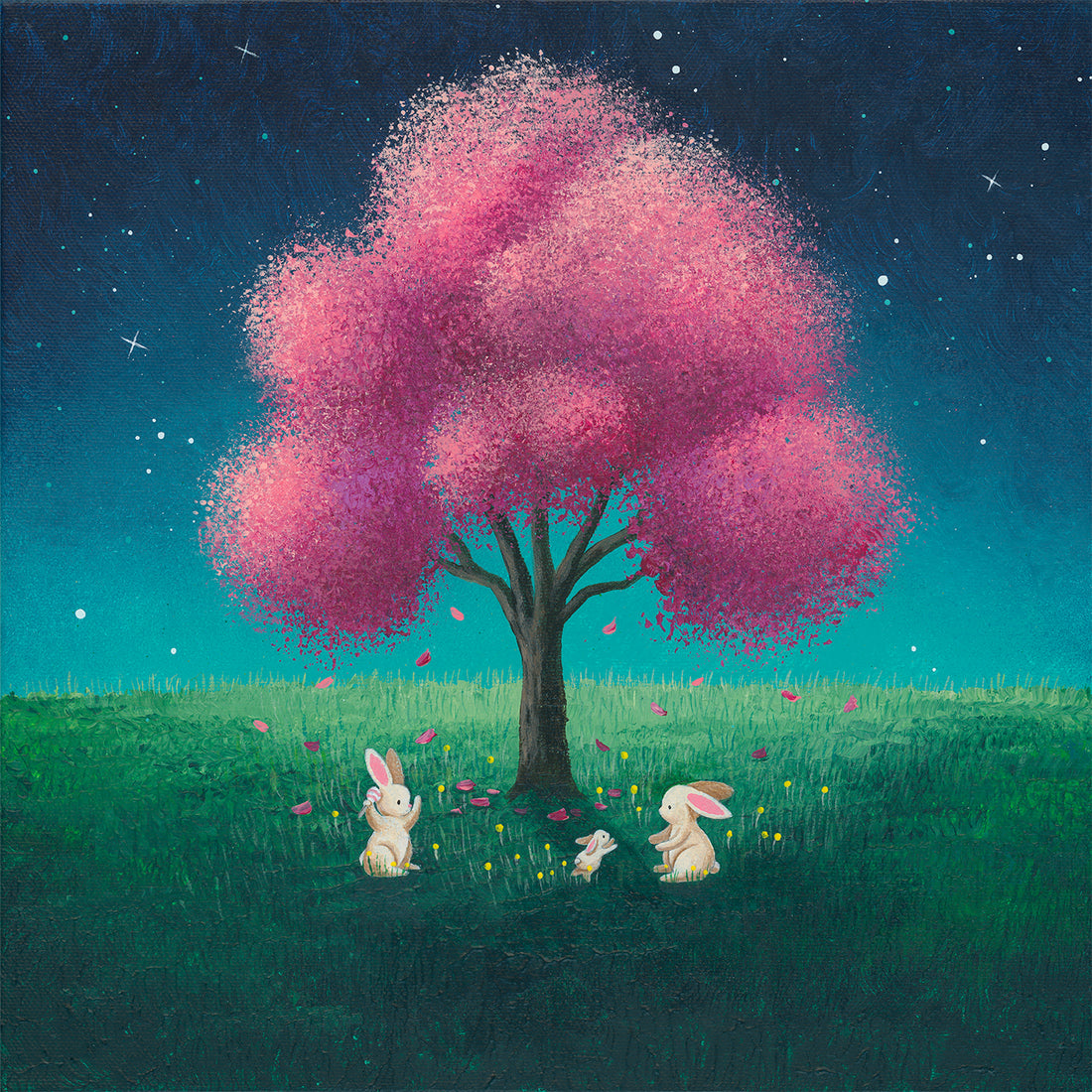 Sweet Night Cherry Blossom Tree 