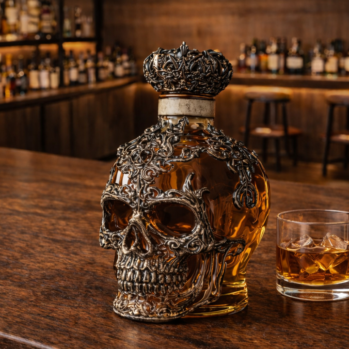 Whiskey Bottle - Royal Skull Edition