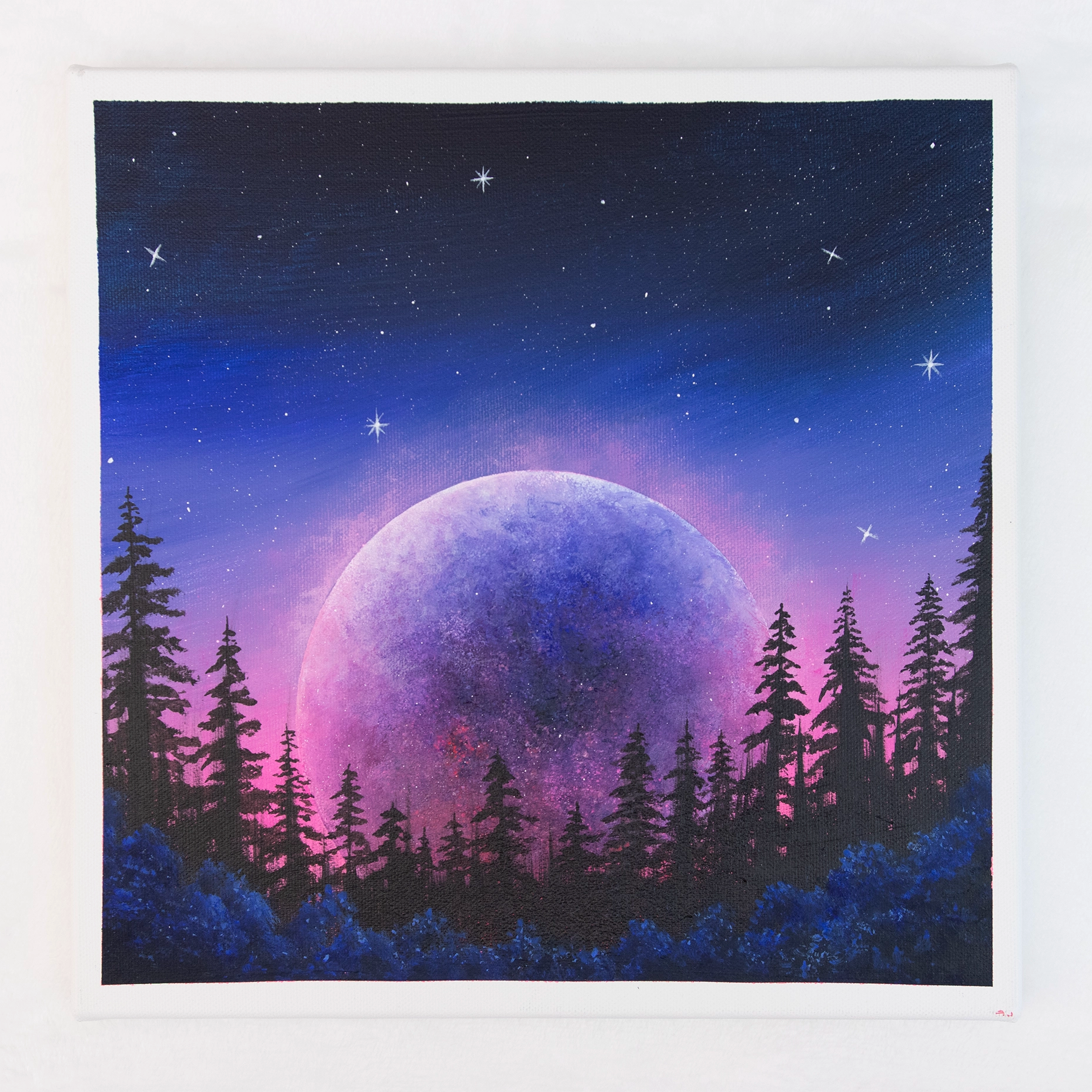 Pink Moon Forest 